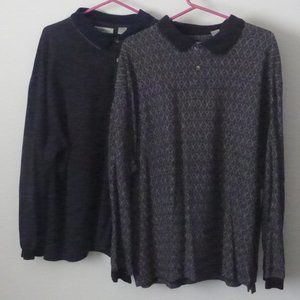 2 CHERESKIN MEN'S POLO SHIRTS  XXL